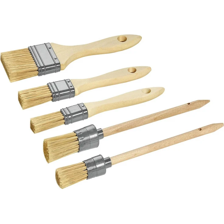Color Expert Pinsel-Set 5-teilig, Kunstborste mit FSC-zertifiziertem Holzstiel