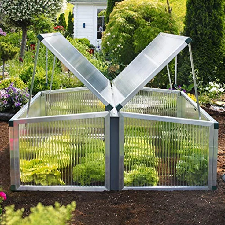Beckmann FT4 Frühbeet Typ Allgäu Modell 4 Größe 2 mit 16 mm Polycarbonat Stegdreifachplatten – Bild 5