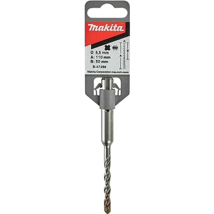 Makita SDS-VPLUS-Bohrer 5,5x110 mm, Hochgeschwindigkeits-HM Bohrer mit Power Breaker Schneidkanten für Beton – Bild 5