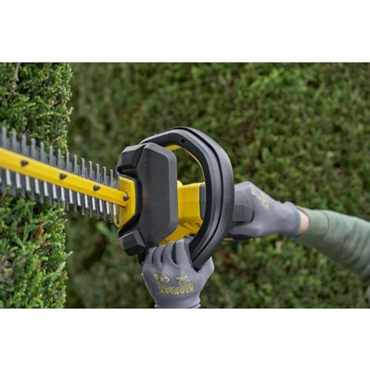 STANLEY FATMAX 18V V20 Akku-Heckenschere SFMCHT655M1-QW, 55 cm Schwertlänge, 19 mm Schnittstärke, mit Bügelhandgriff und Messer-Schnellstopp, inkl. 4.0Ah Akku & Ladegerät – Bild 5