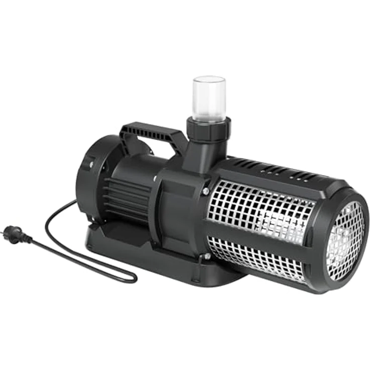 SunSun CET-26000 SuperECO Teichpumpe 26.000 l/h / 330 W, energiesparende Filterpumpe für Koiteiche, Gartenteichpumpe in Blau – Bild 2