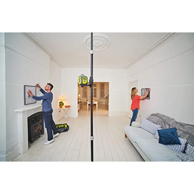 Ryobi RB360GLL, 360° Kreuzlinienlaser mit grünem Laser, max. Arbeitsbereich 25 m, selbstnivellierend – Bild 3