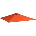 Outsunny Pavillondach, Ersatzdach für Pavillon, Pavillonabdeckung, Sonnenschutz Polyester, Orange, 2,98 x 2,95 m