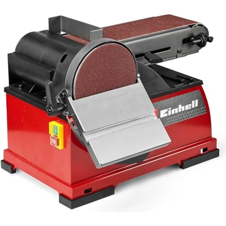 Einhell Stand-Band-Tellerschleifer TE-US 400, 400 W, Ø 150 mm Schleifteller, 100 x 914 mm Schleifband, inkl. Zubehör – Bild 3