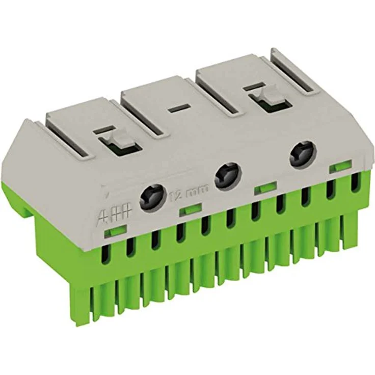 Striebel & John 2CPX062759R9999 ZK113G, PE Quick-Steckklemme für Quick-Steckträger, flexibel bis 25mm², werkzeuglose Montage, grün – Bild 2