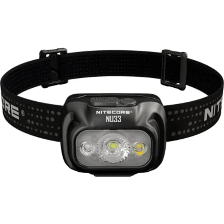 Nitecore LED Stirnlampe NU33, USB-C-aufladbar, 700 Lumen, Rotlicht, 1-Stück – Bild 2