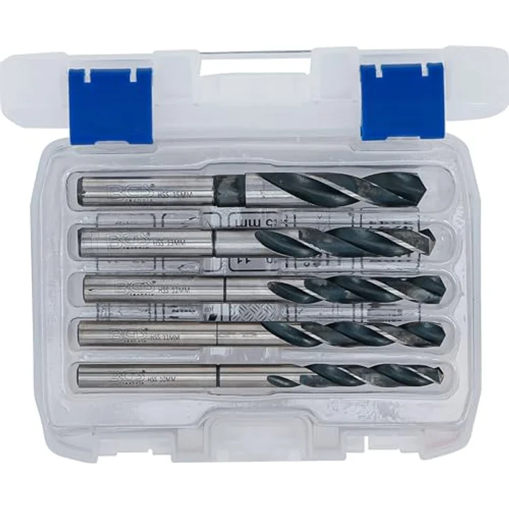 BGS HSS-Bohrer-Satz 5-tlg. mit Größen 10-11, 12-13, 15 mm, geeignet für Aluminium, Stahl, Kunststoff und Holz – Bild 4