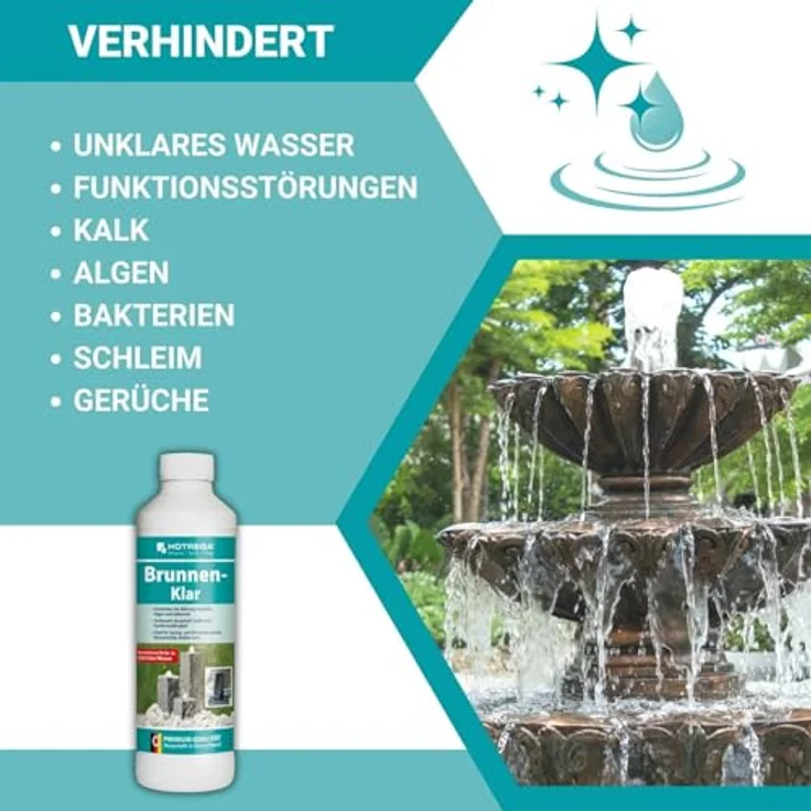 HOTREGA Brunnen-Klar 500 ml – Bild 3
