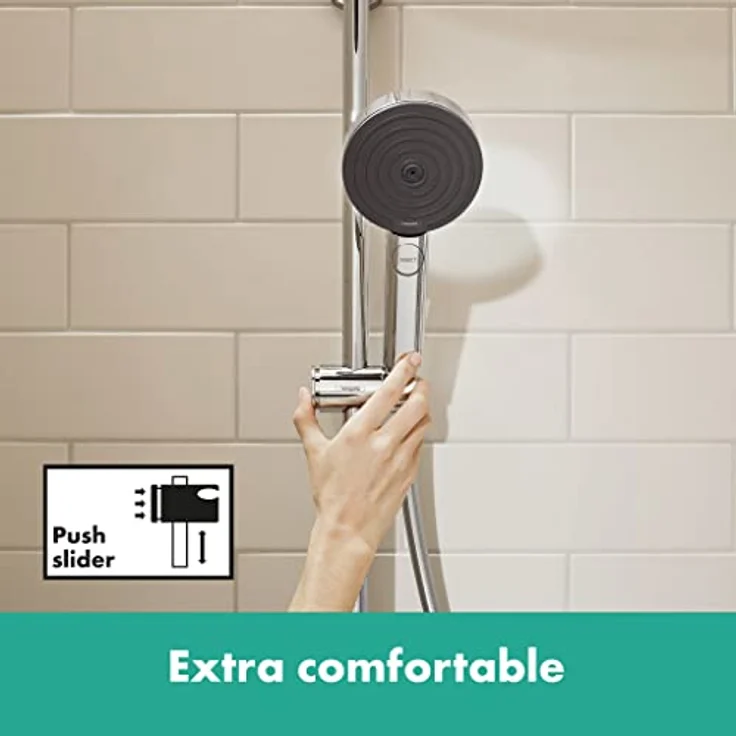 hansgrohe Pulsify Select S Brauseset 24161000, Handbrause mit Powder Rain, IntenseRain und Massagestrahl – Bild 7