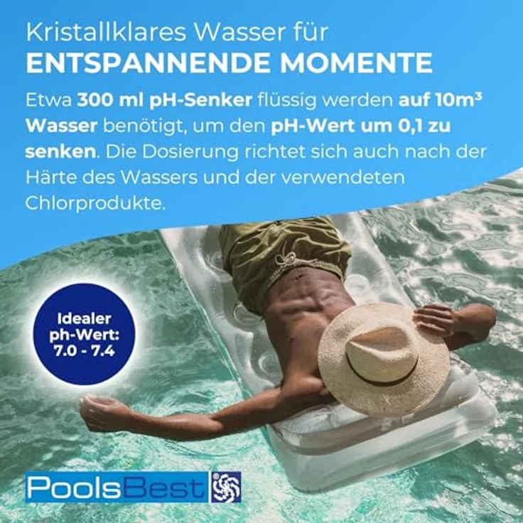 11 kg - PoolsBest® pH-Senker flüssig 14,9%ig – Bild 4