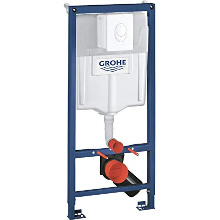 GROHE Rapid SL Set für WC, 1,13 m Bauhöhe, alpinweiß, inkl. Betätigungsplatte und Wandwinkel