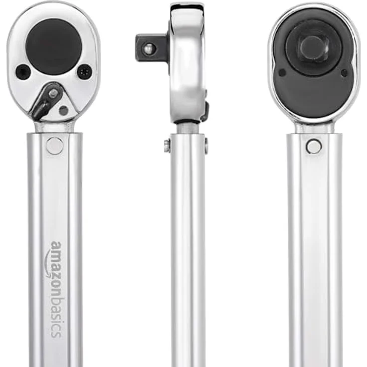AmazonBasics Einrastender, robuster 1-2-Inch-Drehmomentschlüssel, 25-250 ft.-lb, 33.9-338.9 Nm – Bild 4