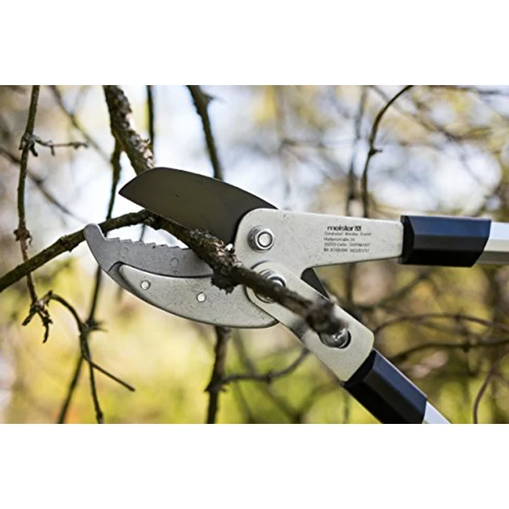 Meister Astschere mit Amboss-Klinge - 2K-Griffe - Teleskopfunktion - Antihaft-Beschichtung - Geeignet für Trocken- und Totholz - Astschere - Gartenschere - Baumschere - Astschneider - 9769300 – Bild 4