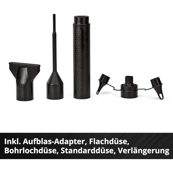 Einhell Expert Akku-Bläser TE-CB 18/270 Li Solo, 270 km/h Luftgeschwindigkeit, 5 Geschwindigkeitsstufen, inkl. Düsen und Verlängerungsrohr – Bild 6
