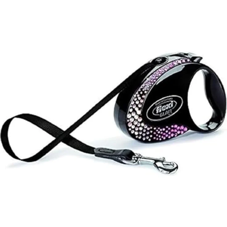 Flexi Glam Composition (S, Hund, Spazieren), Halsband + Leine – Bild 1