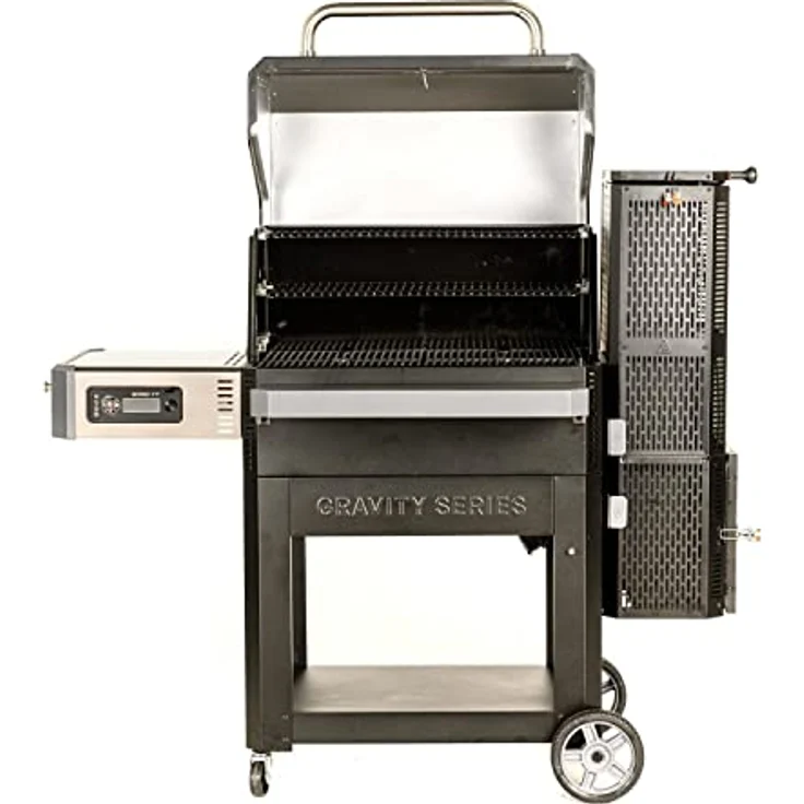 Masterbuilt Holzkohlegrill + Smoker Gravity FED 1050 Grill, schwarz – Bild 2
