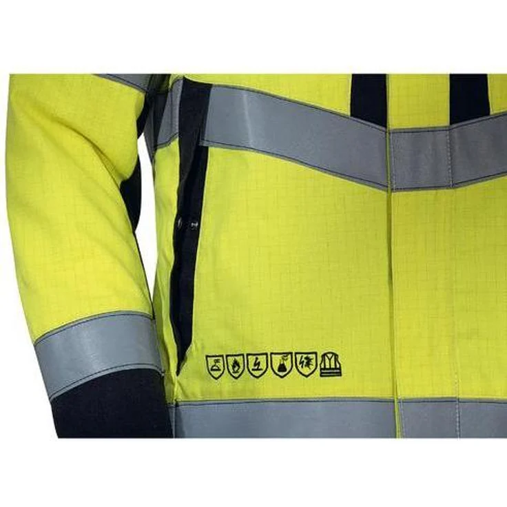 Uvex Sports uvex suXXeed Multifunction Arbeitsjacke, schwere Entflammbarkeit, hohe Sichtbarkeit, gelb, S (S)