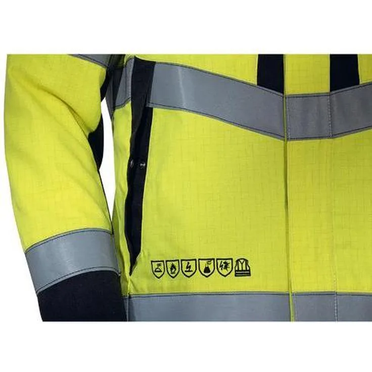 Uvex Sports uvex suXXeed Multifunction Arbeitsjacke, hochsichtbar und schwer entflammbar, warngelb XL