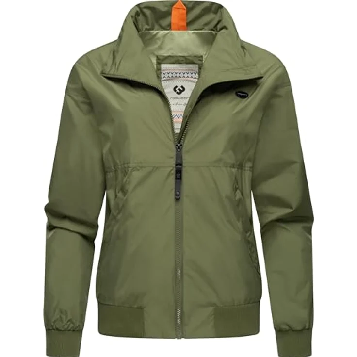 Ragwear Goona, Damen Bomberjacke, wasserdicht und winddicht, oversized Passform, Grün, 6XL – Bild 4