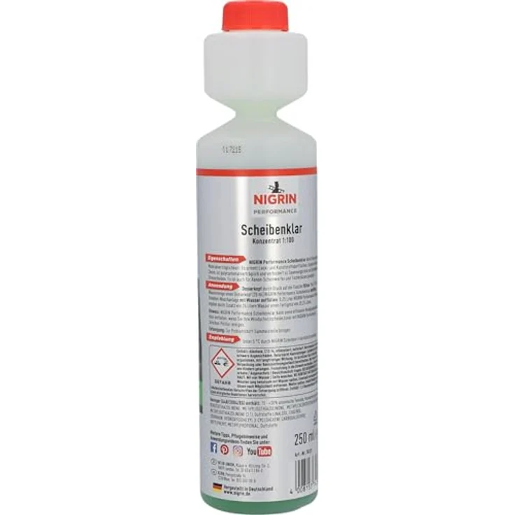 Nigrin Performance Scheibenklar 250 ml, Konzentrat 1 : 100 – Bild 9