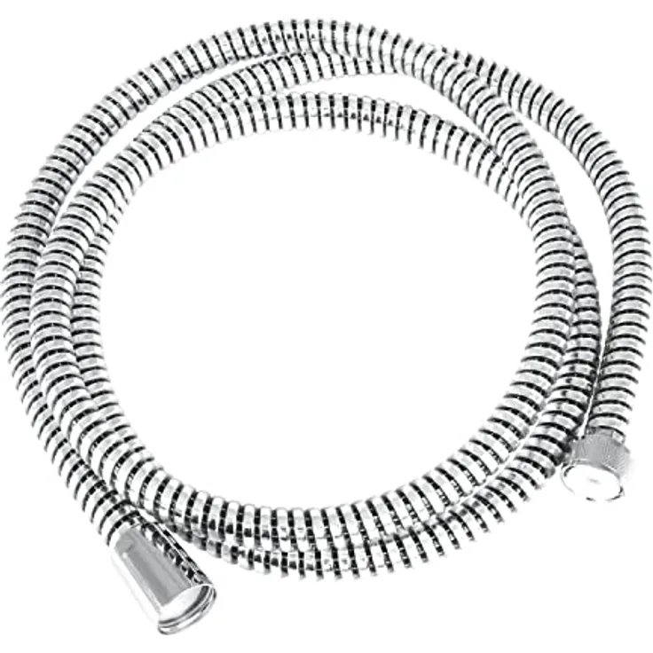 Amig - Universal-Duschleuchte Modell 9903 aus verchromtem PVC | Länge: 1,75 m | langer Schlauch für Einbau- oder Badewannen | Leicht und robust