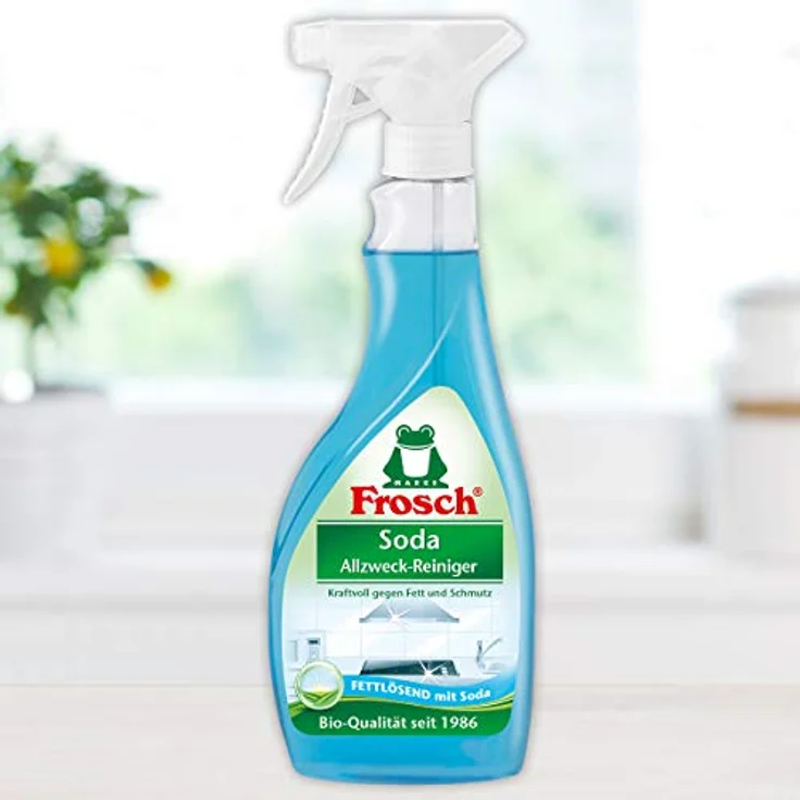 Frosch Soda Allzweck-Reiniger - kraftvoller Haushaltsreiniger, wiederverwendbare Sprühflasche, 2er Pack (2x500ml) - Preisvergleich – Bild 4