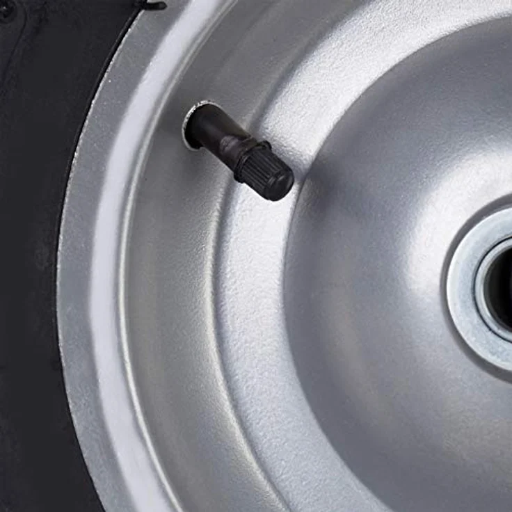 Schubkarrenrad 4.80 4.00-8, luftbereift, Ersatzrad mit Stahlfelge und Ventil, Komplettrad bis 120 kg, schwarz – Bild 6