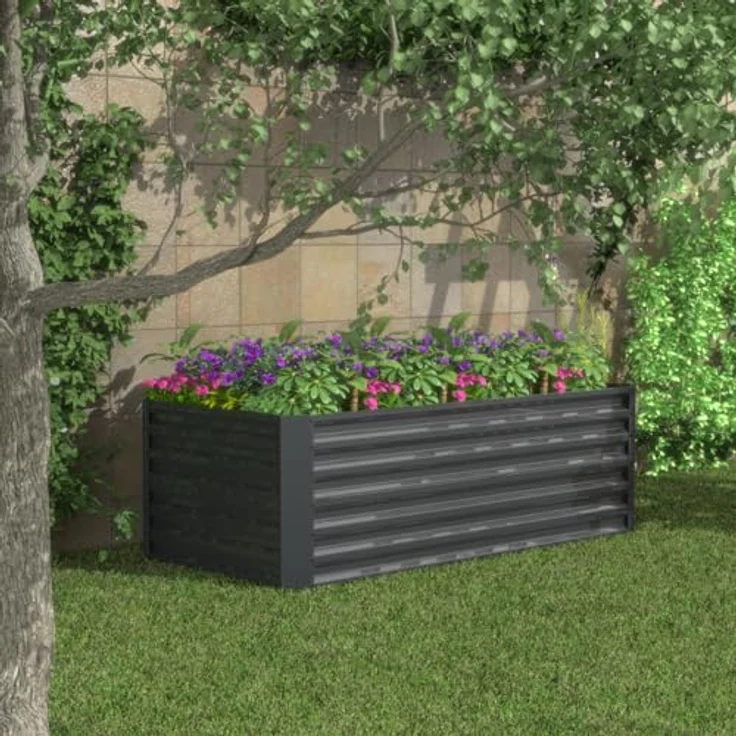 Urban Hochbeet Galdo XL, Hochbeet aus robustem Metall, 180x90 cm, wetterfest und langlebig – Bild 2