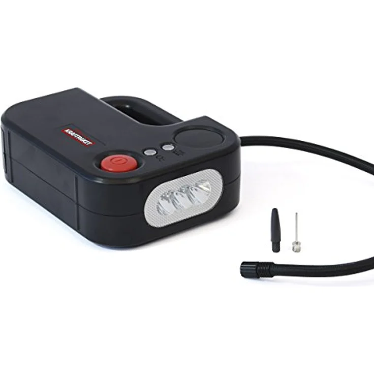 Dino KRAFTPAKET Dino KRAFTPAKET 136308 Kompressor 10.3 bar 12V Adapter zum Betrieb per Kabel, Digitales Display, Kabelfach/-aufnahme – Bild 4