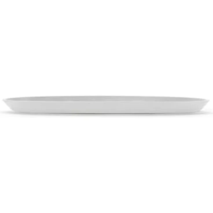 Ecopots Sofia Blumentopf-Untersetzer Lang, Kunststoff, 49,4 x 13,6 x 3 cm, Weiß, für optimale Bewässerung und stilvolle Präsentation