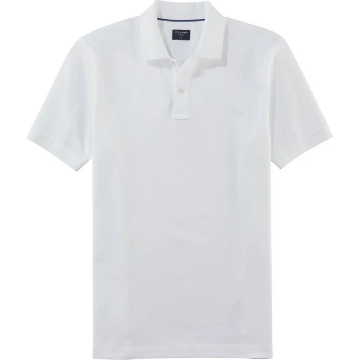 OLYMP Poloshirt Casual, Piqué-Stoff aus Baumwolle, robust und pflegeleicht, navy