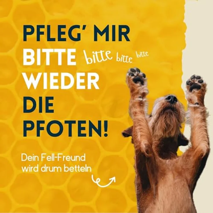 nimo® Pfoten Pflegestift, Pfotenbalsam für Hunde und Katzen mit Bienenwachs & Propolis, Wundschutz für trockene Ballen – Bild 4