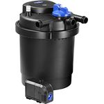 Gardebruk Teichdruckfilter 18L 6000 Liter 11 Watt UVC Lampe Komplettset Gartenteich Teichfilter Druckteichfilter Druckfilter