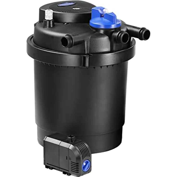 Gardebruk Teichdruckfilter 18L 6000 Liter 11 Watt UVC Lampe Komplettset Gartenteich Teichfilter Druckteichfilter Druckfilter – Bild 1