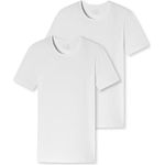 Schiesser Herren T-Shirt, Kurzarmshirt aus 95% Organic Cotton, Weiss, Größe XL