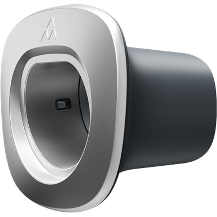 Charge Amps Cable Holder Type 2, hochwertiger Aluminium Kabelhalter für Wallboxen, schwarz