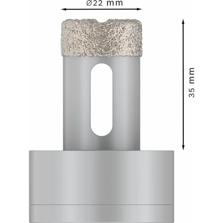 BOSCH Pro Core Cutter dry, Diamanttrockenbohrer, Ø 22 mm, X-Lock, für harte Fliesen und Stein – Bild 3