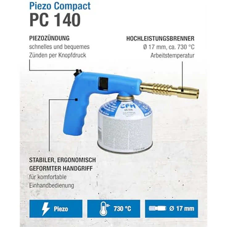 CFH Handlötgerät Piezo Compakt – Bild 3