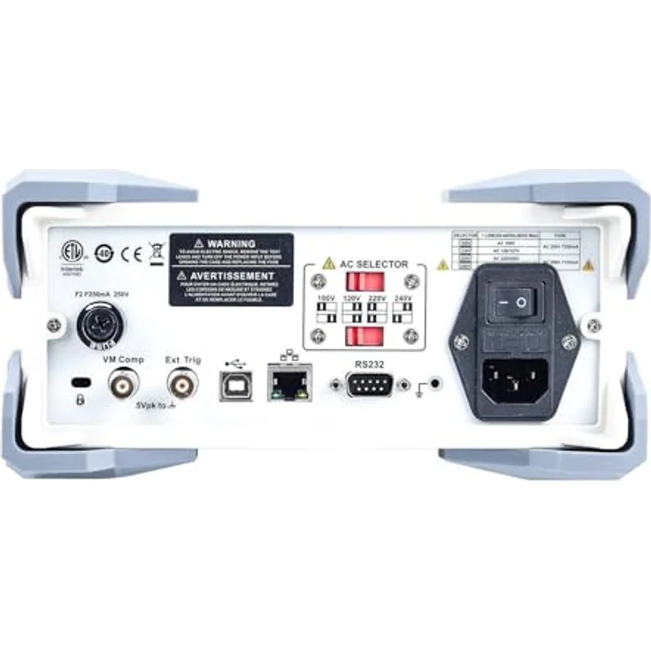 UNI-T Multimeter UT8805E Benchtop Digital Multimeter 5 1/2 True RMS 4.3 Zoll TFT LCD-Display 1GB Nand-Flash-Speicher – Bild 4