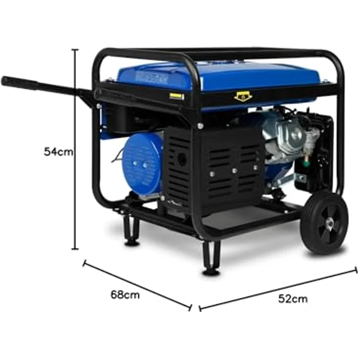 EBERTH 5500 W Stromerzeuger SM1-ER5500-3F, 13 PS 4-Takt Benzinmotor mit E-Start und 3-Phasen Anschluss – Bild 10