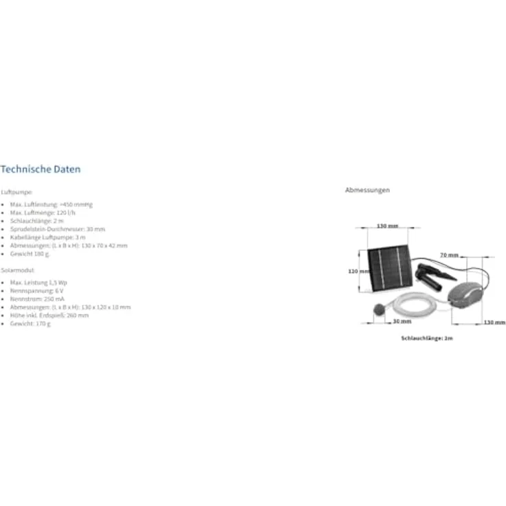Esotec SOM Solar-Teichbelüfter – Bild 4