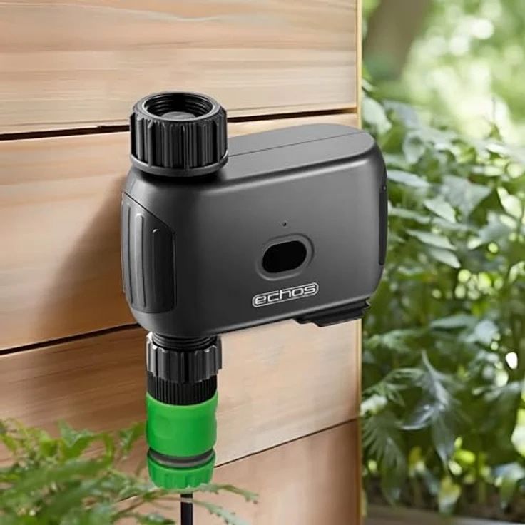 echos Bewässerungscomputer Eco-4103, 15m Reichweite, Wochentimer, wetterangepasste Steuerung, IP55, Alexa/Google kompatibel – Bild 5