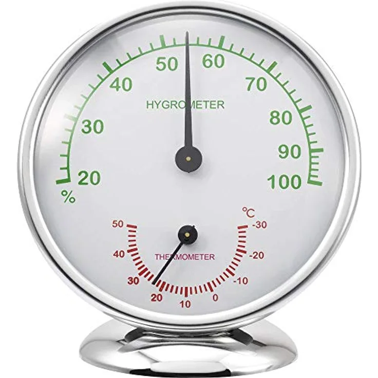 Renkforce 6510 Alu Thermo-/Hygrometer Aluminium