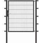 Alberts Einzeltor Flexo mit Zubehör | anthrazit | Breite 125 cm | Höhe 140 cm 
(647308)