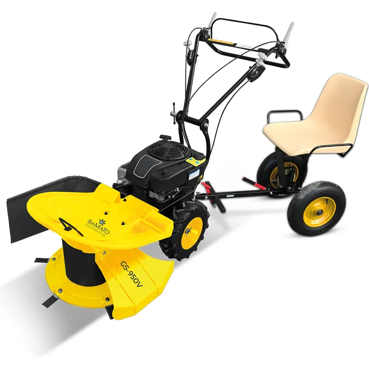 BAMATO Hochgrasmäher / Kreiselmäher GS-950V mit fahrbarem Sitz