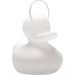 smart and green DUCK-DUCK Lamp (S) Pool-Lampe, wasserdicht, schwimmfähig, weiß, mit Induktionsladung und Fernbedienung