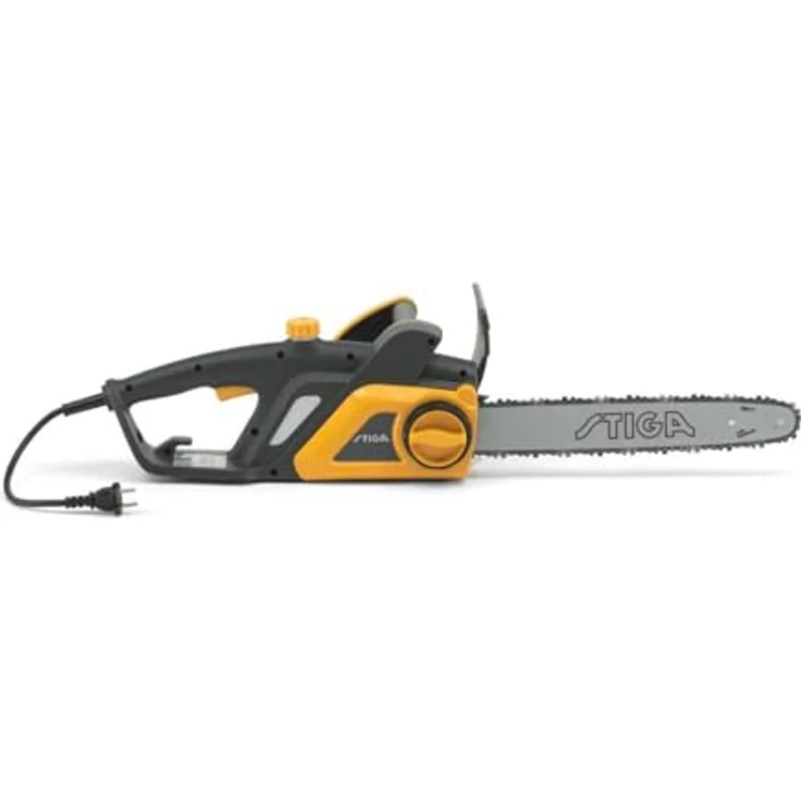 STIGA GARDEN Elektro-Kettensäge CS 122c 16", 40 cm Schwertlänge, vibrationsarmer Motor, Premium Oregon Schwert - Orange – Bild 2