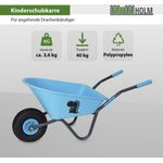 TRUTZHOLM Kinderschubkarre Drache mit PU Rad 20 Liter Volumen, grün