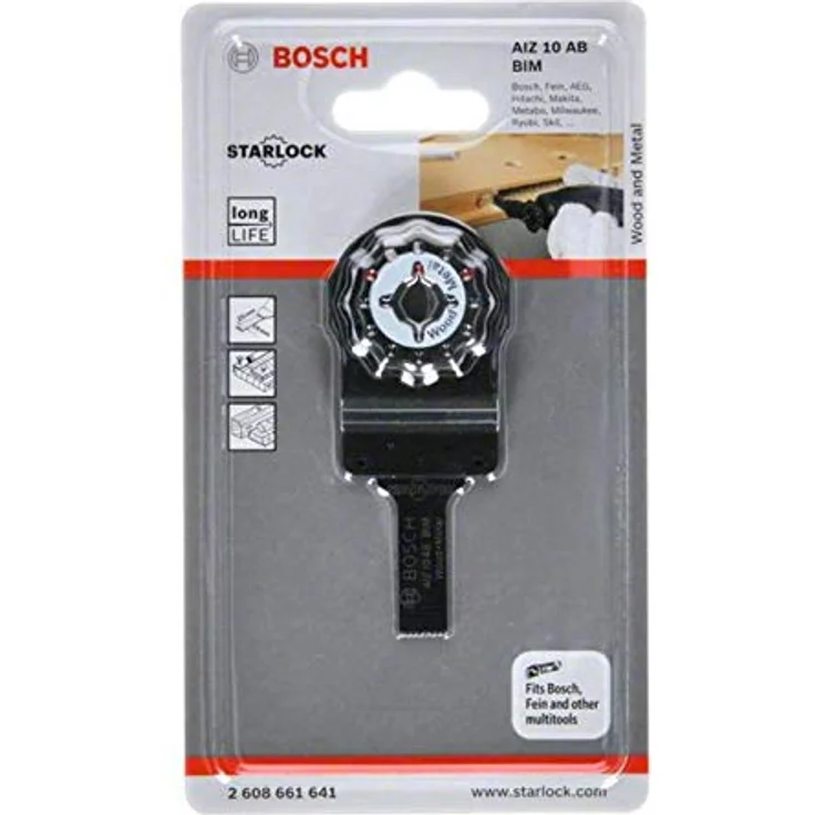 Bosch Professional Tauchsägeblatt Holz und Metall für Multifunktionswerkzeuge Starlock (AIZ 10 AB) – Bild 2