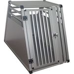 Hundetransportbox Hundebox Autotransportbox Reisebox Alu Transportbox 75x55x62cm